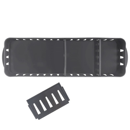 Organizer pojemnik kuchenny na przyprawy w torebkach zioła dzielony szary