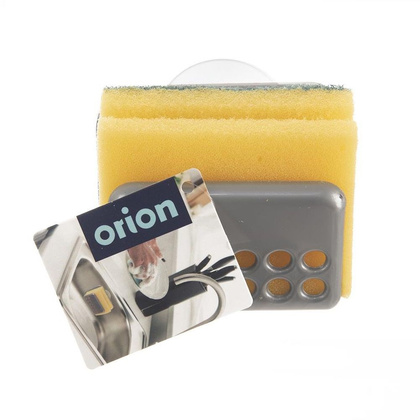 Uchwyt na gąbkę do naczyń szary