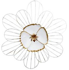 Dekoracja ścienna metalowa kwiat duży