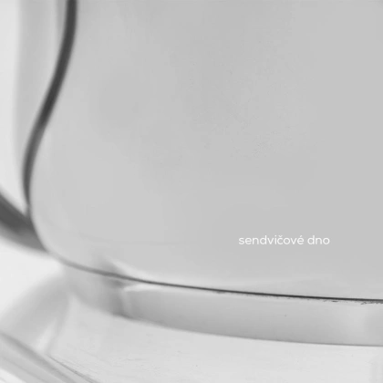 Garnek stalowy DALIE z pokrywką 18 cm 3,5 l gaz indukcja