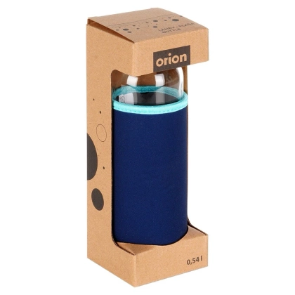 Butelka szklana na wodę pokrowiec termo neo bidon sok lemoniadę smoothie koktajl 540 ml