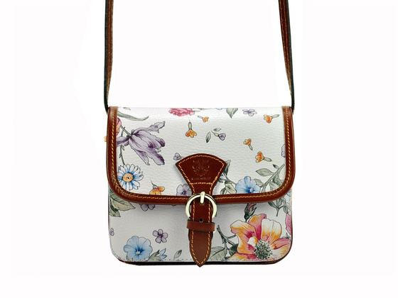 Torebka damska skórzana KEMER 112 FL Żółty