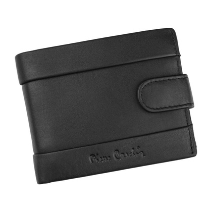 Portfel męski skórzany PIERRE CARDIN TILAK25 323A RFID Czarny