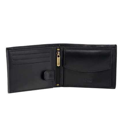 Portfel męski skórzany PUCCINI MU20438 1 Czarny