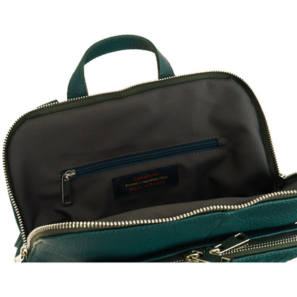 Torbo-plecak damski Canaletto z tłoczeniem w kwiaty TPD490s312t4