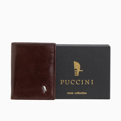 Portfel męski skórzany PUCCINI ROME CR25116 2 Brązowy