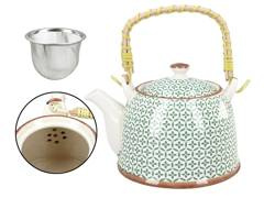 Czajnik ceramiczny z zaparzaczem