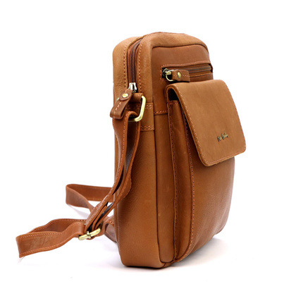Torba męska skórzana PIERRE CARDIN TILAK112 8423 Camel