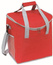 Torba izotermiczna FROSTY, czerwony, szary