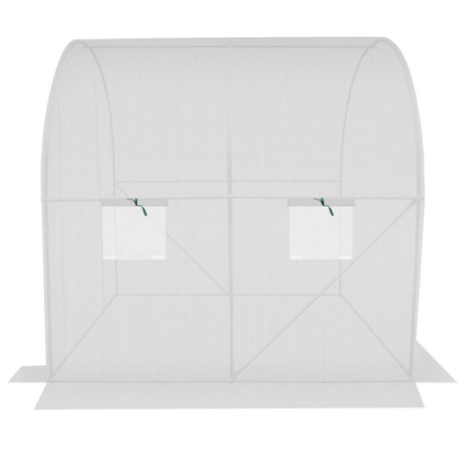 SZKLARNIA TUNEL OGRODOWY 200x200x200CM BIAŁY