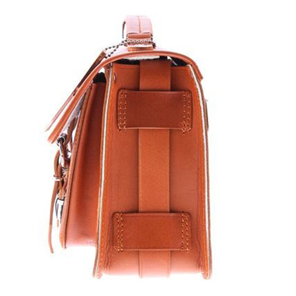 Stylowa torba kuferek KEMER VOOC Vintage P30 koniak