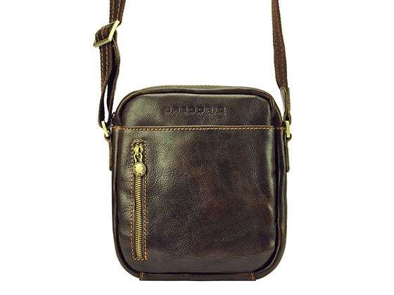 Damska saszetka ze skóry naturalnej Gregorio 885 camel-1