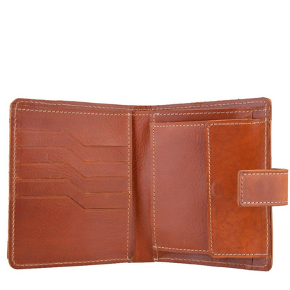 Portfel męski skórzany KEMER 366 Rudy - min. zamówienie 20 / 50 / 100 szt.