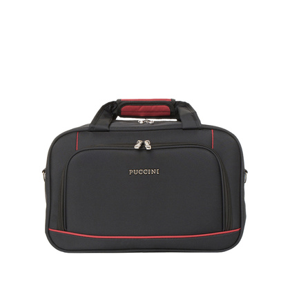 Torba podróżna podręczna PUCCINI NEW PADWA BM20510 13 Czarno czerwona
