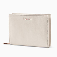 Portfel damski skórzany PUCCINI ZEN ZN9186 6A Beżowy