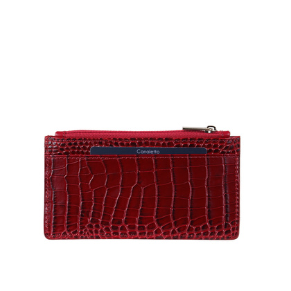 Etui na karty skórzane damskie krokodyl Canaletto E510cs162