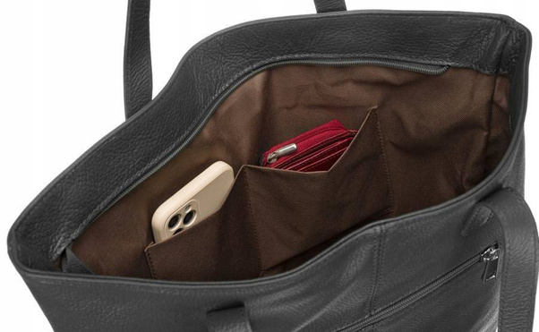 Shopperka damska z frędzlami Rovicky Szara