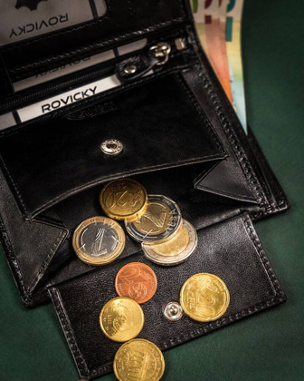 Zestaw prezentowy elegancki skorzany portfel meski i brelok