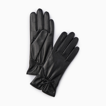 Rękawiczki damskie skórzane PUCCINI D2086(7) S 1 Czarne