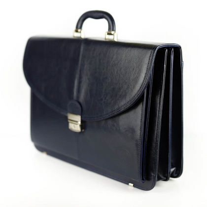 537 Teczka skórzana elegant - granat KEMER