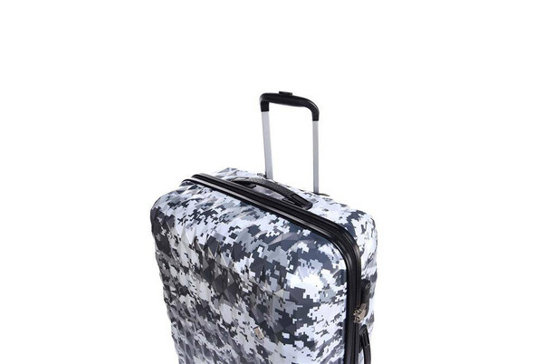 LYS Paris Santos Mała twarda wielokolorowa walizka kabinowa na kółkach 55 cm