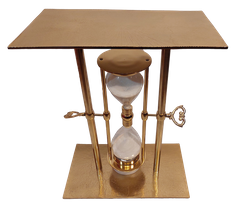 Złoty Stolik Metalowy z Klepsydrą 30-minutową – 1060