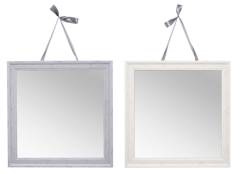 Lustro wiszące na wstążce duże mix 2 kol