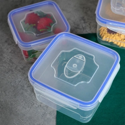 Pojemniki na żywność z pokrywką i uszczelką 8 szt.