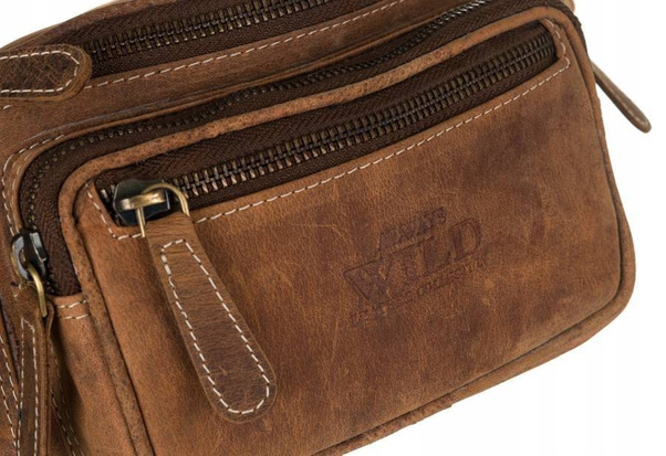 Nerka na biodra i ramię ze skóry naturalnej