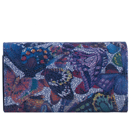 Portfel damski skórzany KEMER 007D Granatowy - min. zamówienie 20 / 50 / 100 szt.