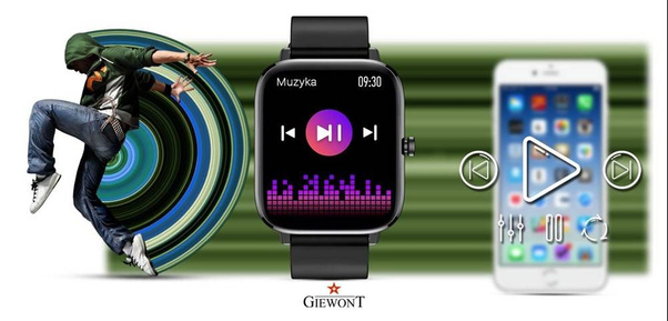 Smartwatch Giewont GW230-2 Czarny-Czarny