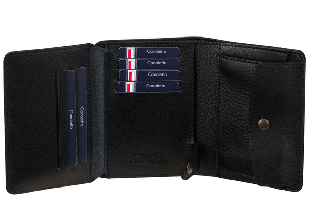 Skórzany Portfel Męski Canaletto 11 kart PM1550s246