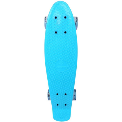 Deskorolka Plastikowa 22" Enero Niebieska Led