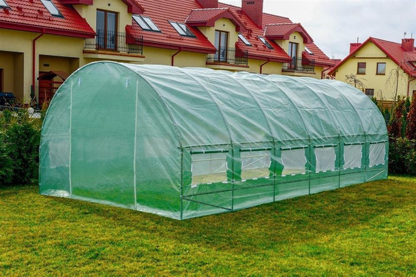 Tunel foliowy z oknami- 18m2 Zielony