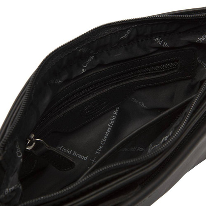 Torba na ramię skórzana Czarna - min. zamówienie 20 / 50 / 100 szt.