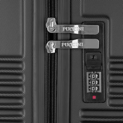 Mała kabinowa walizka PUCCINI ANTALYA ABS028C 1 Czarna
