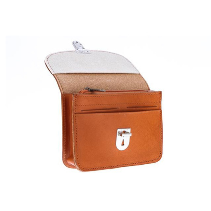 Saszetka do paska skóra KEMER VOOC Vintage P11 czarny