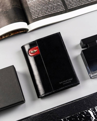 Duży portfel męski bez zapięcia