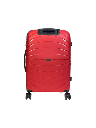 LYS Paris Salvador Duża twarda różowa walizka na kółkach 76 cm