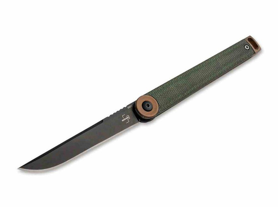 Nóż Böker Plus Kaizen Green Canvas Micarta