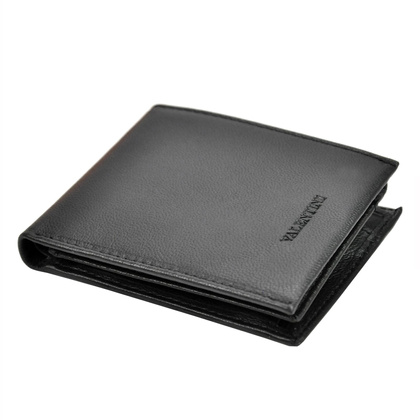 Portfel Męski Valentini 306 992 Skóra Naturalna Czarny