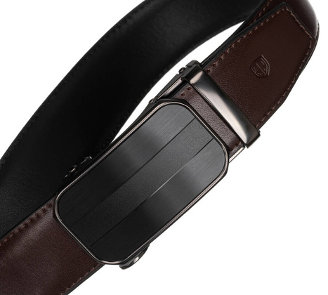 Elegancki pasek automatyczny ze skory naturalnej