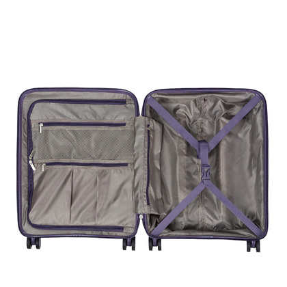 Mała kabinowa walizka PUCCINI MYKONOS PP021C 7D Fioletowa