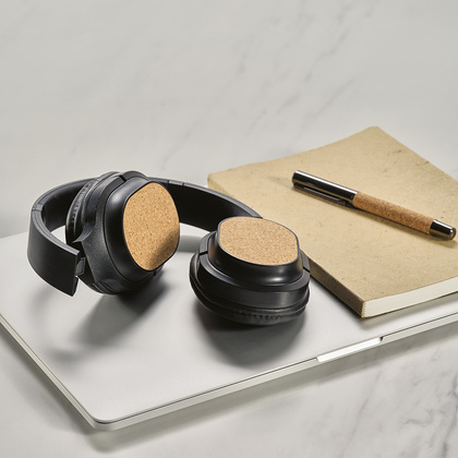 Sluchawki Faraday z recyklingu ABS 400 mAh