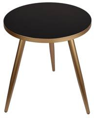 Stolik metalowy czarny