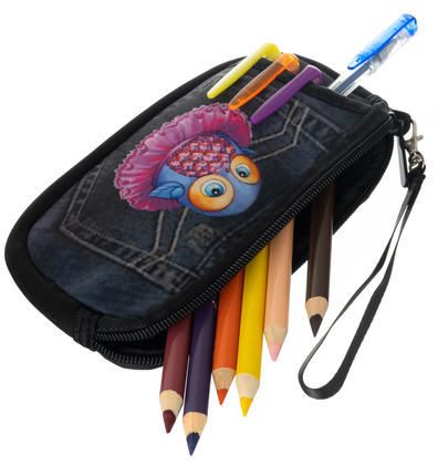 Etui kolorowe piórnik portmonetka dla dzieci