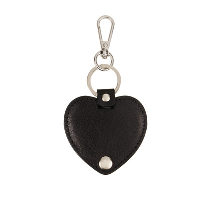 Skórzany brelok serce z Twoim napisem personalizowany prezent E25s164