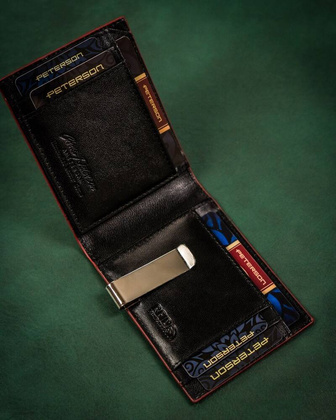 Elegancki skorzany portfel meski z systemem RFID