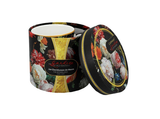 Kubek Camio - Jan Davidszoon de Heem, Kwiaty barokowe (CARMANI)