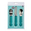 Sztućce dziecięce 3-szt. Mio Deep Turquoise 108033012400